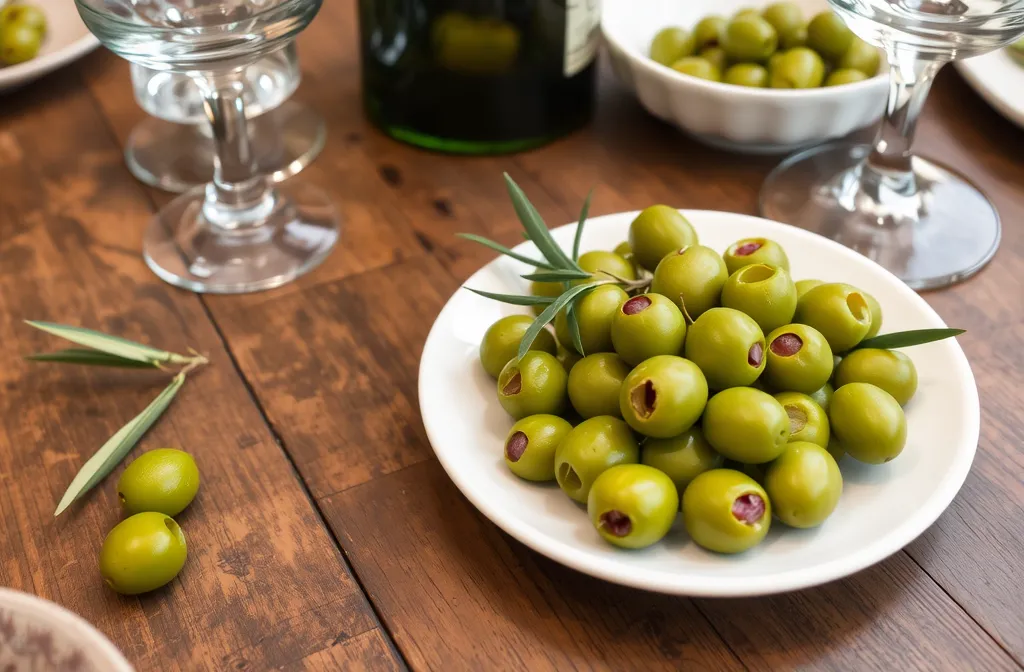 preparation olive verte