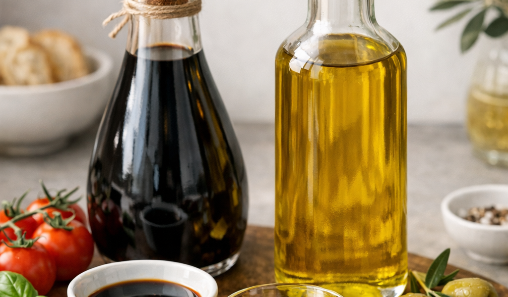 vinaigre balsamique et huile d olive : le duo parfait en cuisine