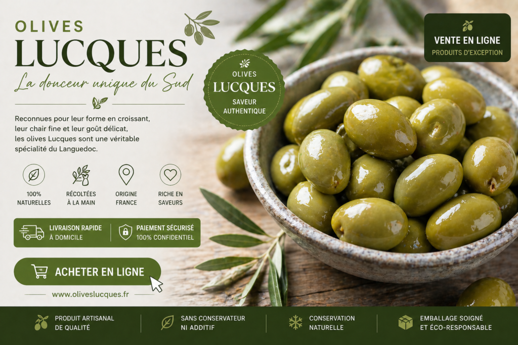 olives lucques vente en ligne​