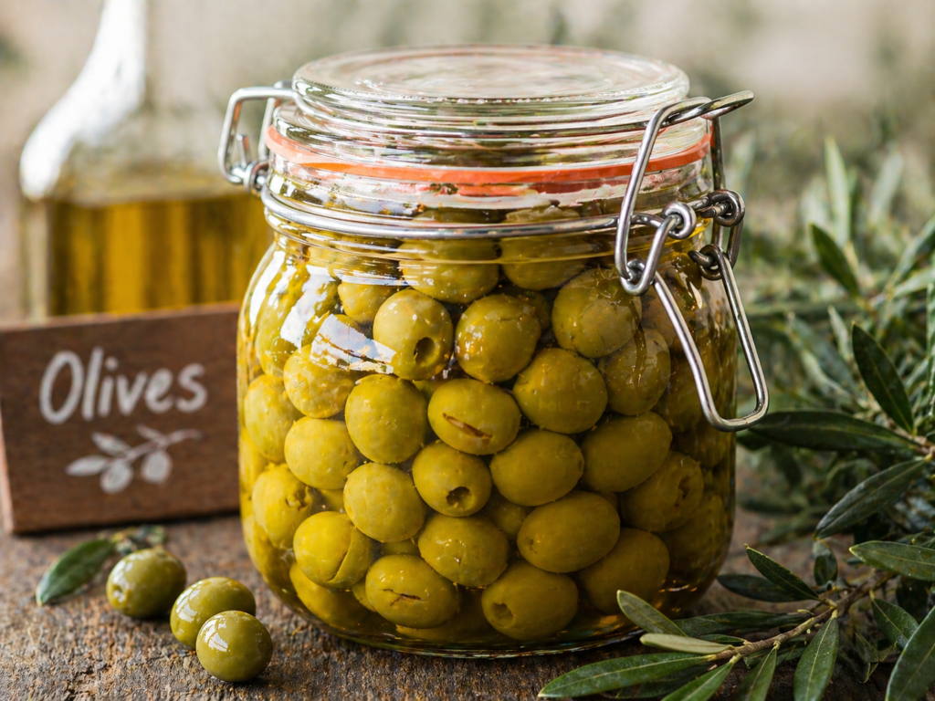 bocal d'olives
