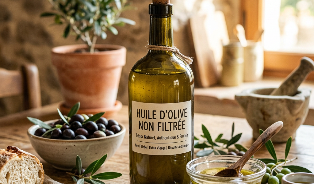 Huile d'Olive Non Filtrée : Tous les Bienfaits de ce Trésor Naturel